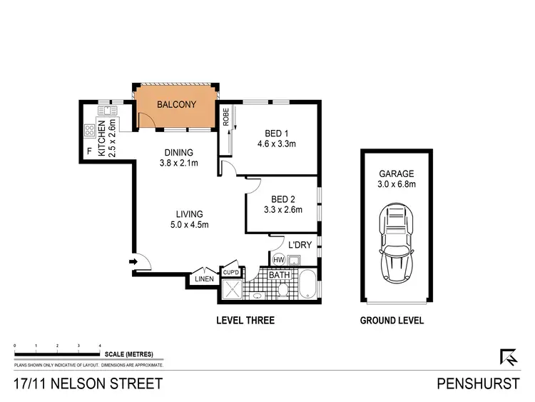 Floorplan of Homely apartment listing, 17/11 Nelson Street, Penshurst NSW 2222