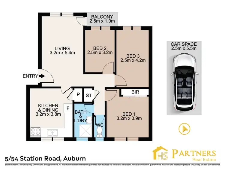 Floorplan of Homely unit listing, 5/54 Station Road, Auburn NSW 2144