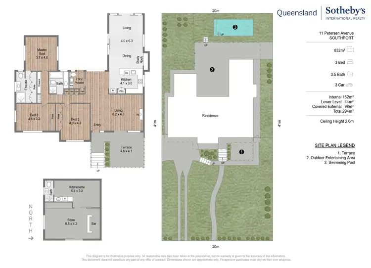 Floorplan of Homely house listing, 11 Petersen Avenue, Southport QLD 4215