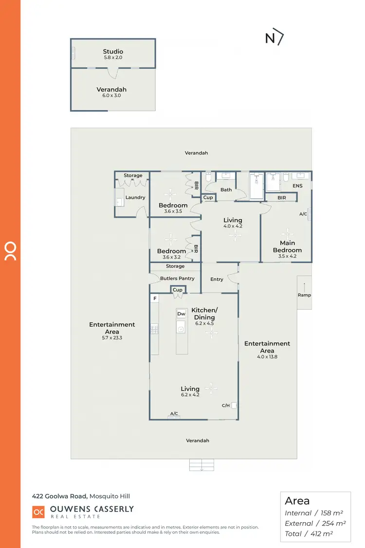 Floorplan of Homely rural property listing, 422 Goolwa Road, Mosquito Hill SA 5214