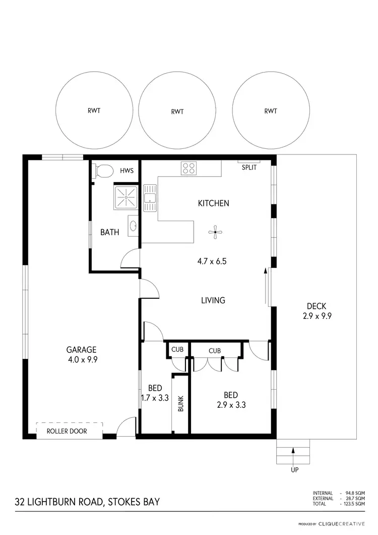 Floorplan of Homely house listing, 32 Lightburn Road, Stokes Bay SA 5223