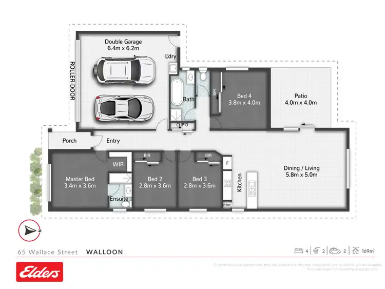 Floorplan of Homely house listing, 65 Wallace Street, Walloon QLD 4306