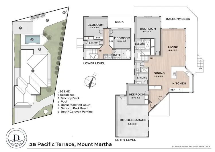 Floorplan of Homely house listing, 35 Pacific Terrace, Mount Martha VIC 3934