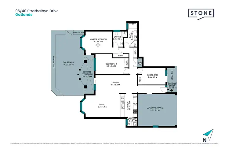 Floorplan of Homely townhouse listing, 96/40 Strathalbyn Drive, Oatlands NSW 2117
