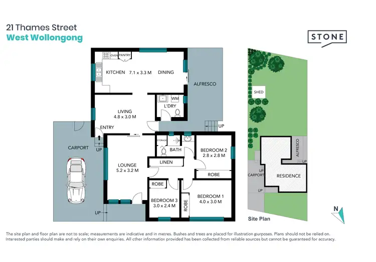 Floorplan of Homely house listing, 21 Thames Street, West Wollongong NSW 2500