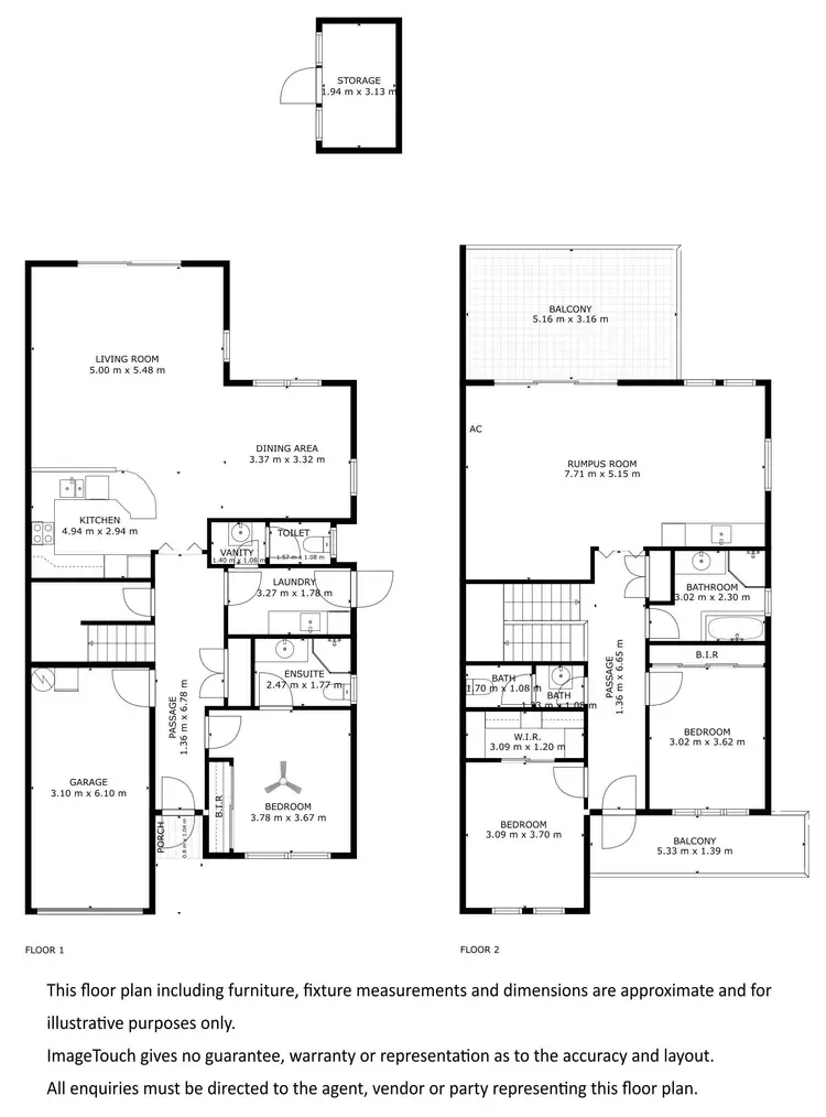 Floorplan of Homely house listing, 2/11 Ives Place, Port Lincoln SA 5606