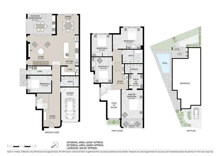 Floorplan of Homely semi-detached listing, 15a Olive Crescent, Peakhurst NSW 2210
