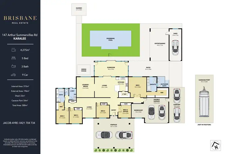 Floorplan of Homely house listing, 147 Arthur Summervilles Road, Karalee QLD 4306