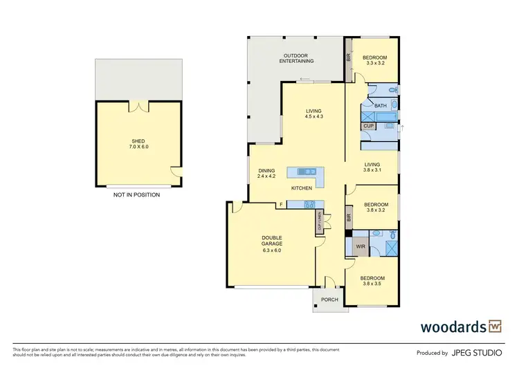Floorplan of Homely house listing, 8 Octagonal Court, New Gisborne VIC 3438