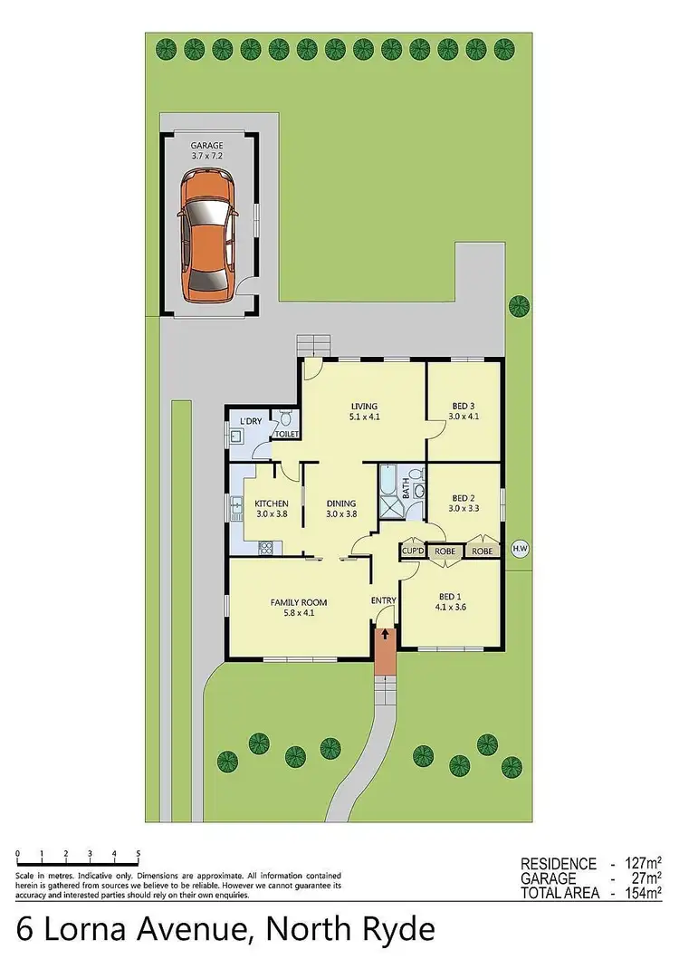 Floorplan of Homely house listing, 6 Lorna Avenue, North Ryde NSW 2113