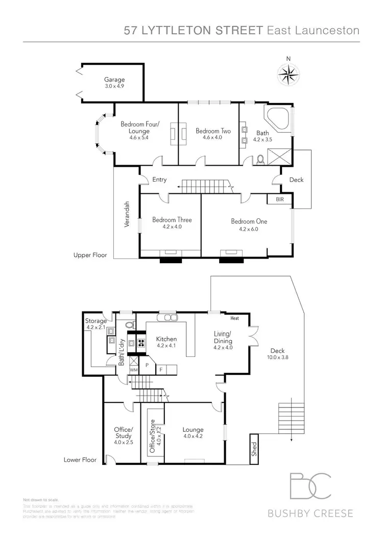 Floorplan of Homely house listing, 57 Lyttleton Street, East Launceston TAS 7250