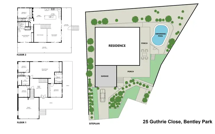 Floorplan of Homely house listing, 25 Guthrie Close, Bentley Park QLD 4869