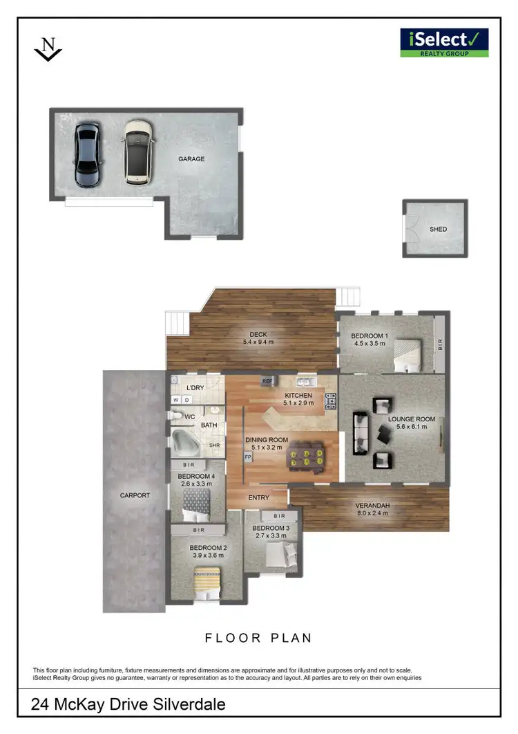 Floorplan of Homely house listing, 24 McKay Drive, Silverdale NSW 2752