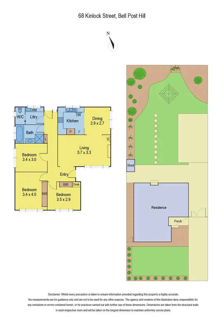 Floorplan of Homely house listing, 68 Kinlock Street, Bell Post Hill VIC 3215