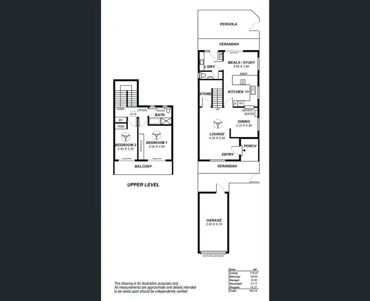 Floorplan of Homely townhouse listing, 27 Tomsey Street, Adelaide SA 5000