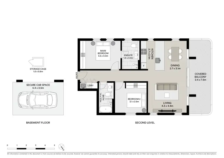 Floorplan of Homely apartment listing, Unit 4/166 Mount Street, Coogee NSW 2034