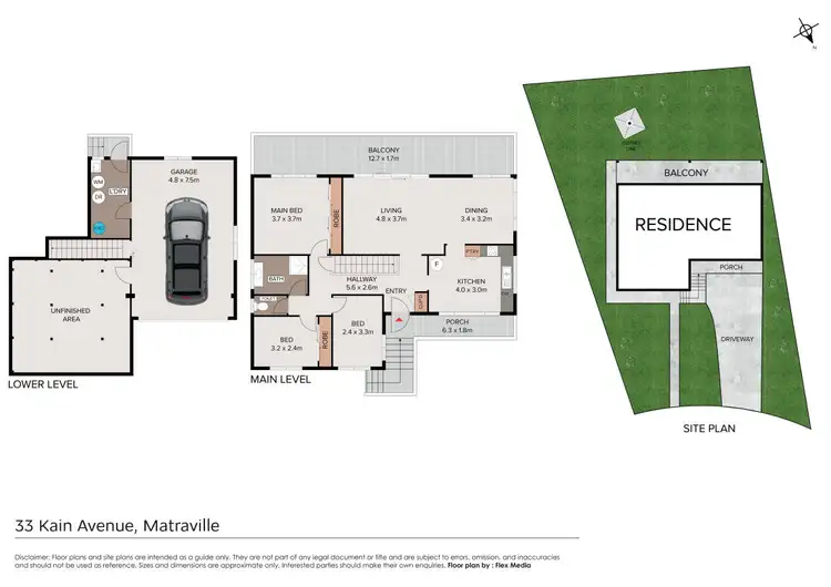 Floorplan of Homely house listing, 33 Kain Avenue, Matraville NSW 2036
