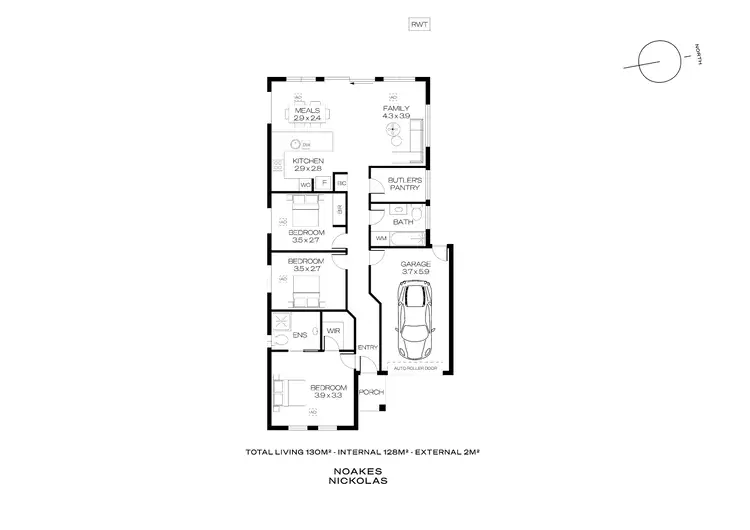 Floorplan of Homely house listing, 6B Fairfax Terrace, Torrensville SA 5031