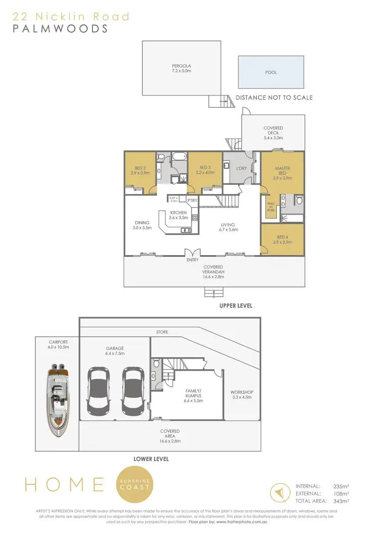 Floorplan of Homely house listing, 22 Nicklin Road, Palmwoods QLD 4555
