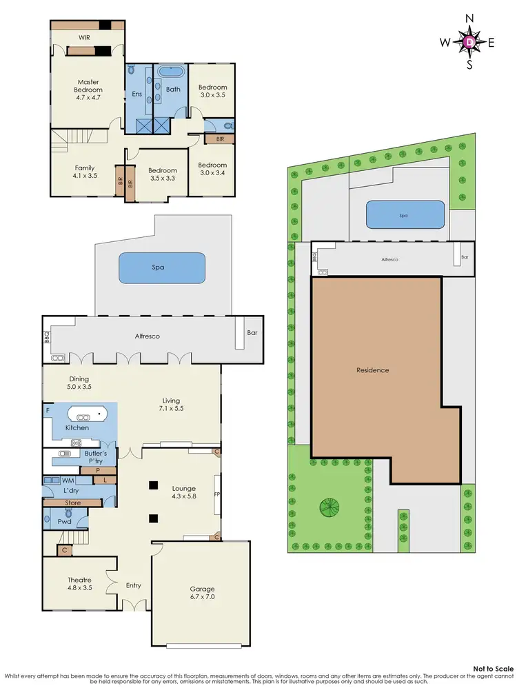 Floorplan of Homely house listing, 13 Maloney Rise, Bundoora VIC 3083