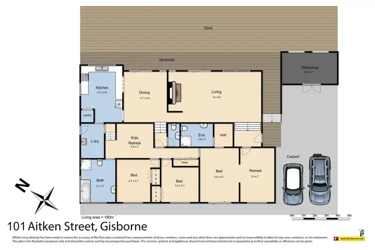 Floorplan of Homely house listing, 101 Aitken Street, Gisborne VIC 3437