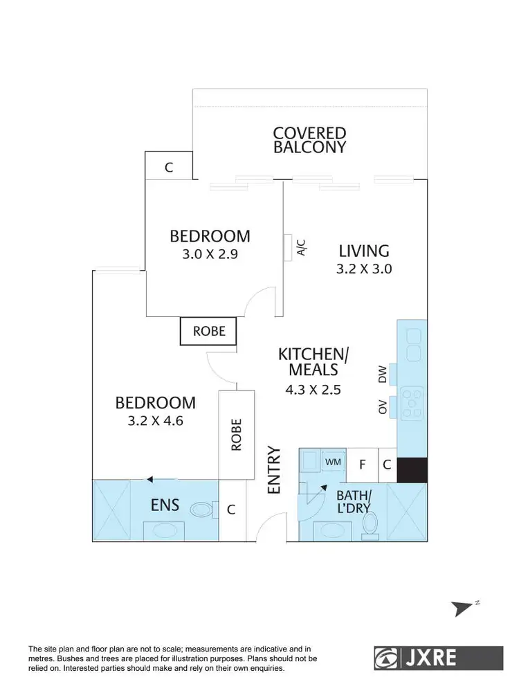 Floorplan of Homely apartment listing, 104/260 Burwood Highway, Burwood VIC 3125