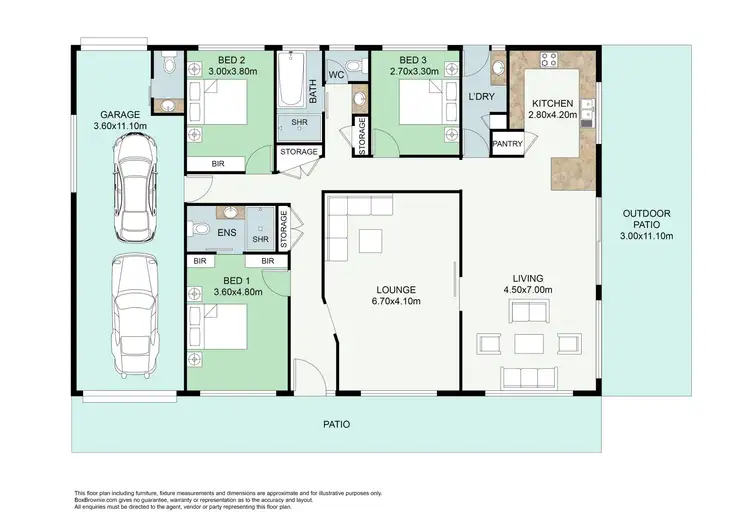 Floorplan of Homely house listing, 4 Peel Street, Tuncurry NSW 2428