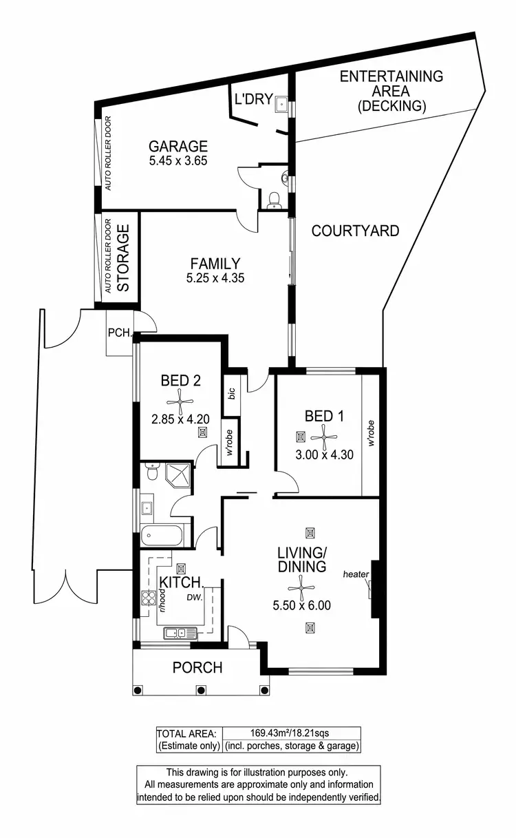 Floorplan of Homely house listing, 1 Roban Street, West Beach SA 5024
