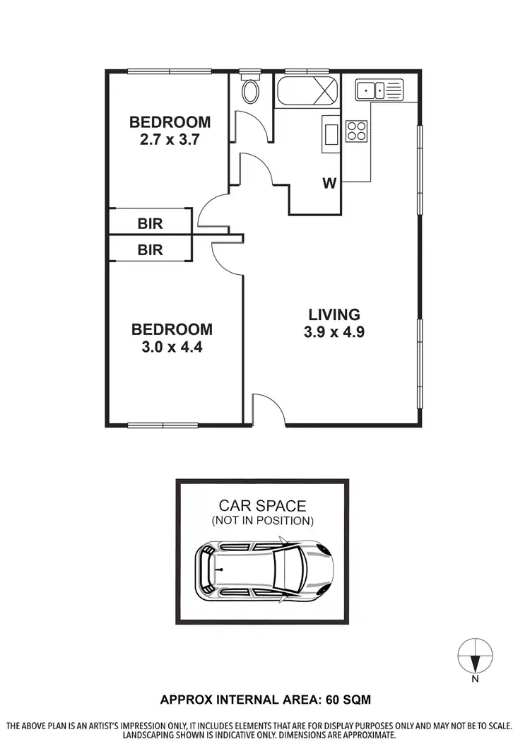 Floorplan of Homely apartment listing, 4/16 Latham Street, Northcote VIC 3070