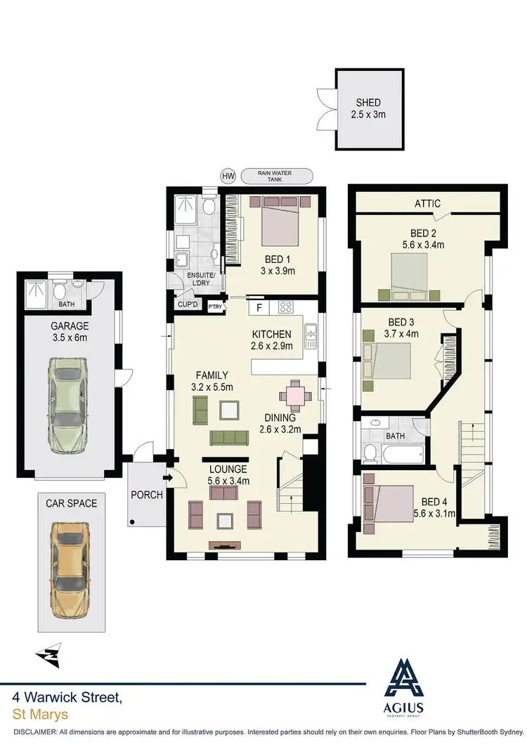 Floorplan of Homely house listing, 4 Warwick Street, St Marys NSW 2760