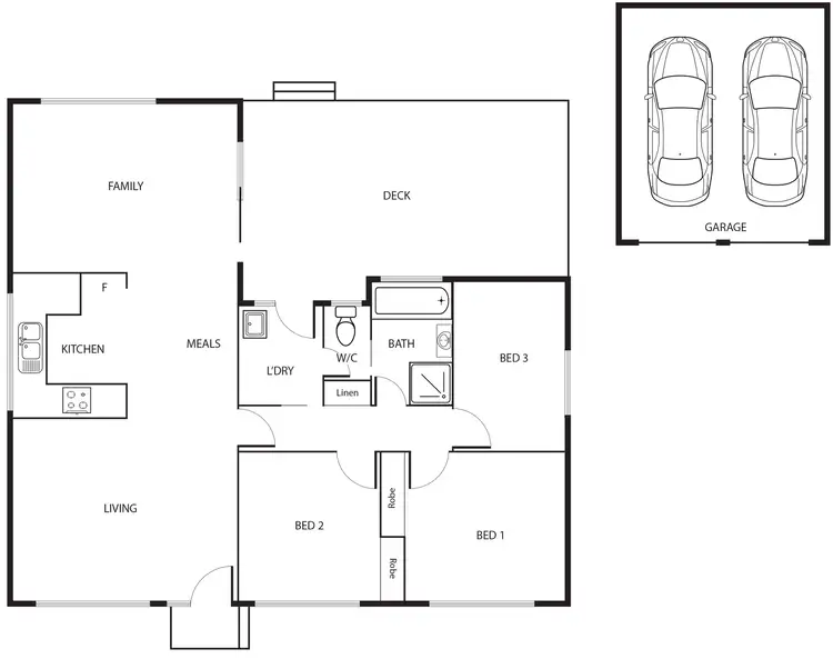 Floorplan of Homely house listing, 41 Rose Scott Circuit, Chisholm ACT 2905