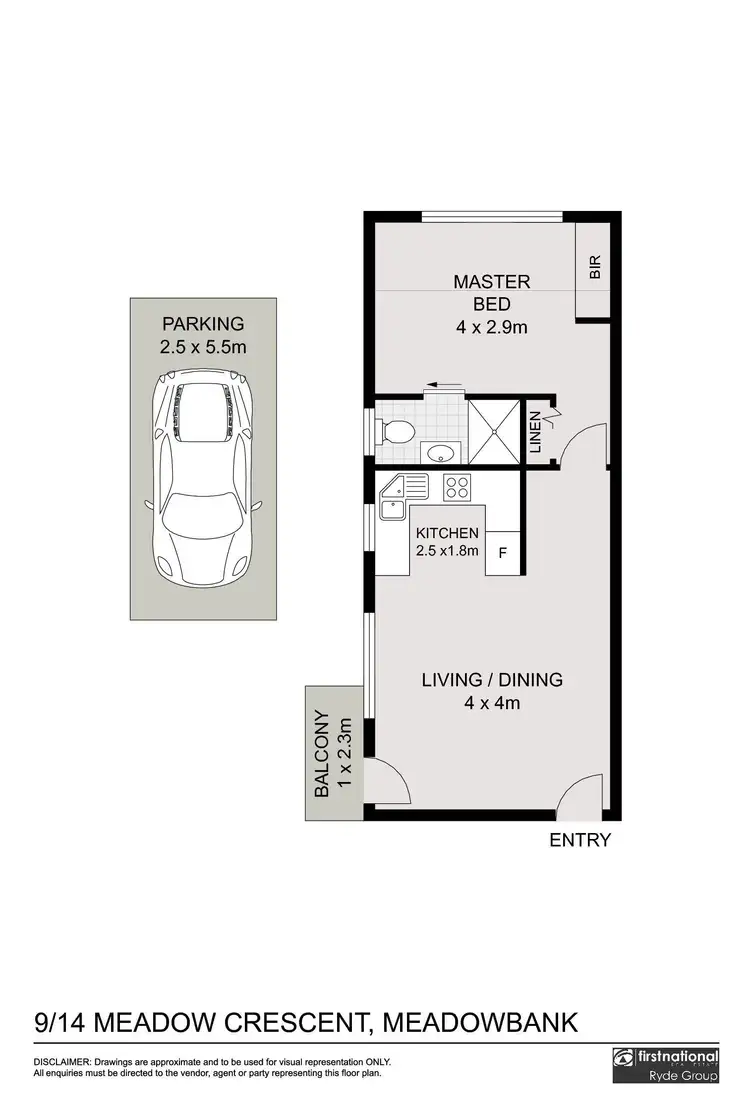 Floorplan of Homely unit listing, 9/14 Meadow Crescent, Meadowbank NSW 2114