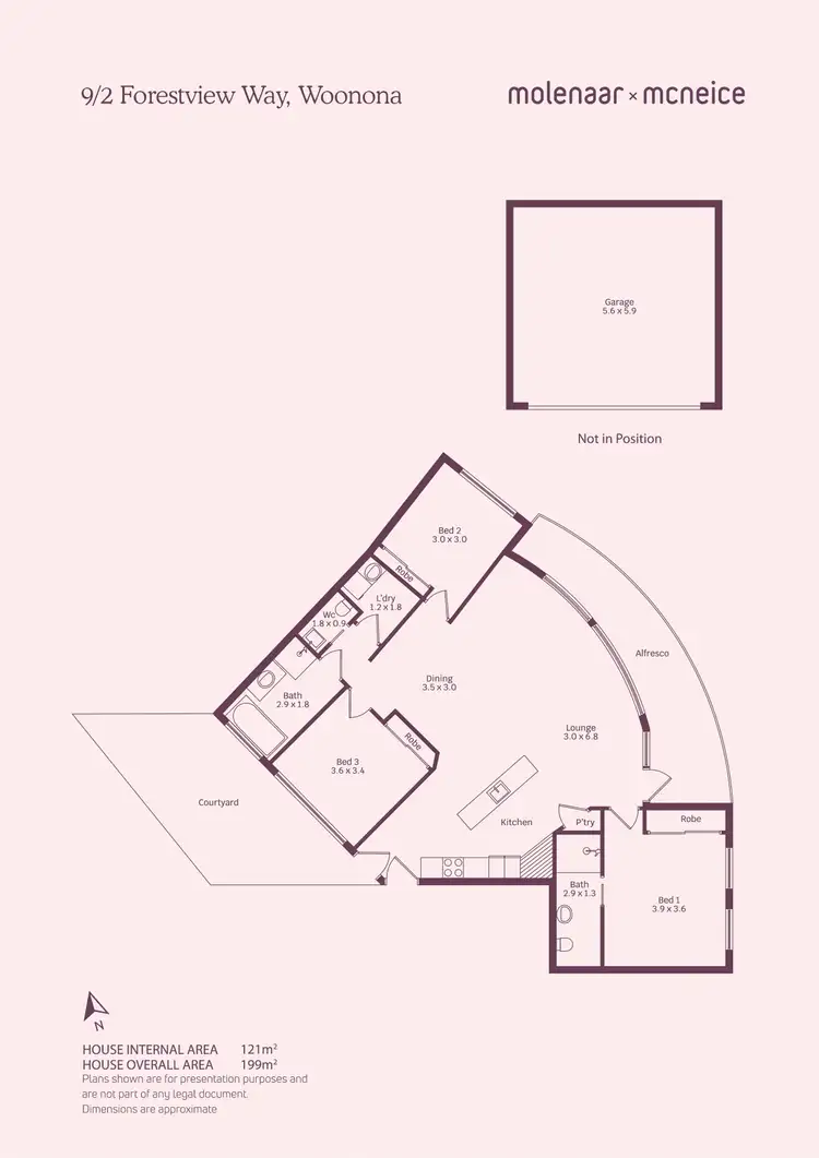 Floorplan of Homely unit listing, 9/2 Forestview Way, Woonona NSW 2517