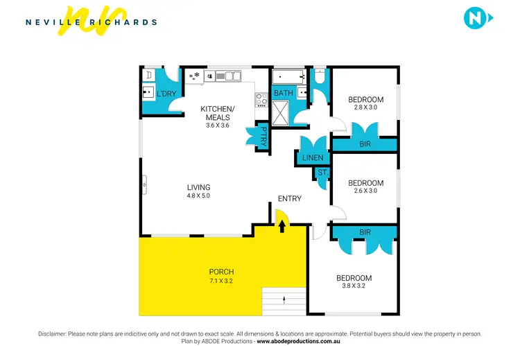 Floorplan of Homely house listing, 128 Sproat Street, Portarlington VIC 3223