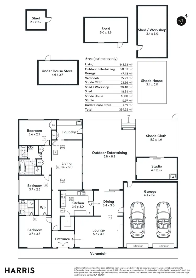 Floorplan of Homely house listing, 44 Onkaparinga Road, Bridgewater SA 5155