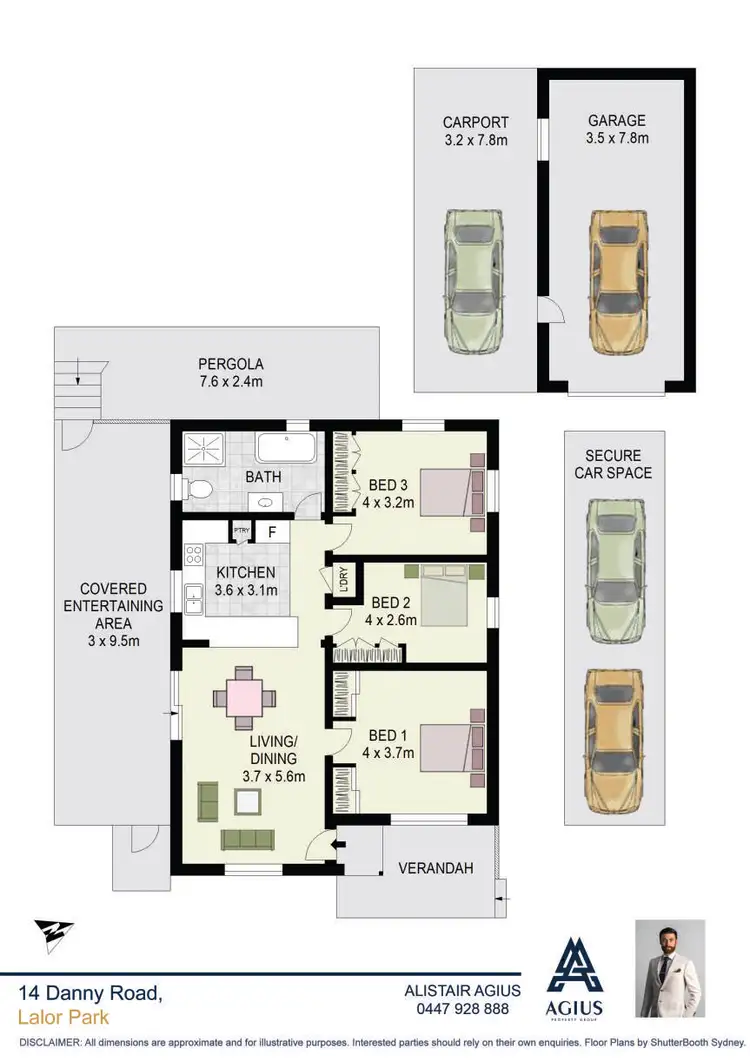 Floorplan of Homely house listing, 14 Danny Road, Lalor Park NSW 2147