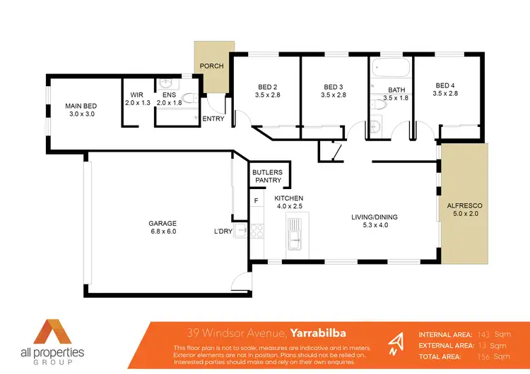 Floorplan of Homely house listing, 39 Windsor Avenue, Yarrabilba QLD 4207