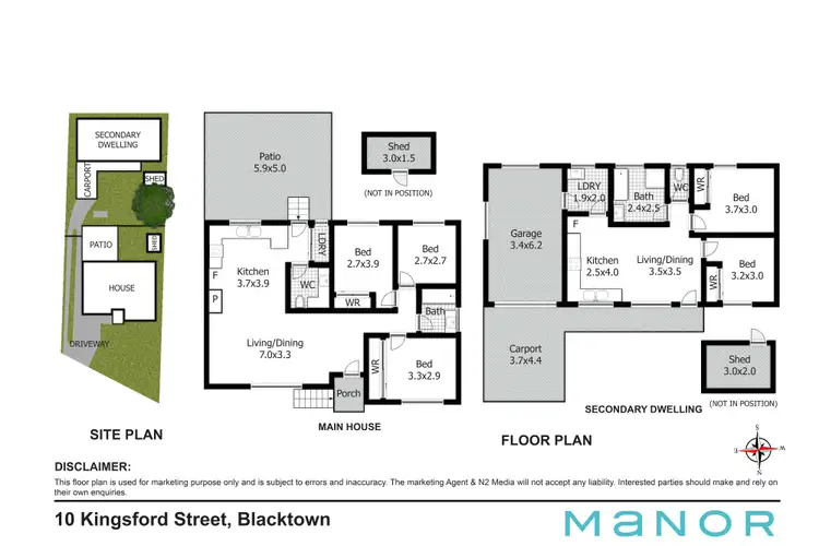 Floorplan of Homely house listing, 10 Kingsford Street, Blacktown NSW 2148