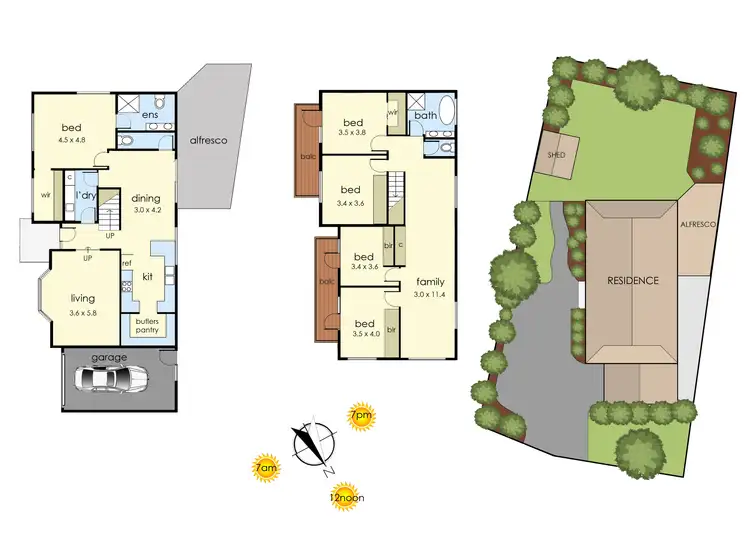 Floorplan of Homely house listing, 6 Quamby Avenue, Frankston VIC 3199