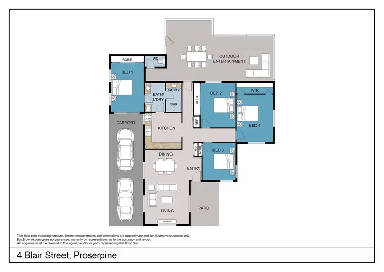 Floorplan of Homely house listing, 4 Blair Street, Proserpine QLD 4800
