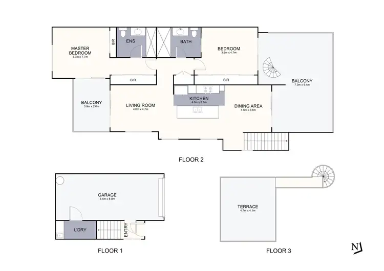 Floorplan of Homely house listing, 17 Parker Drive, Lilydale VIC 3140