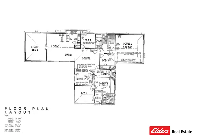 Floorplan of Homely house listing, 42 Stark Drive, Vale View QLD 4352