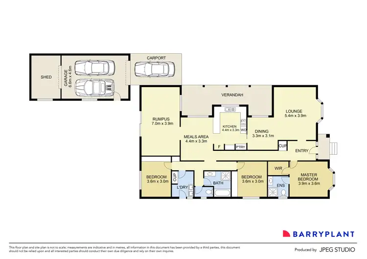 Floorplan of Homely house listing, 36 Copernicus Way, Keilor Downs VIC 3038
