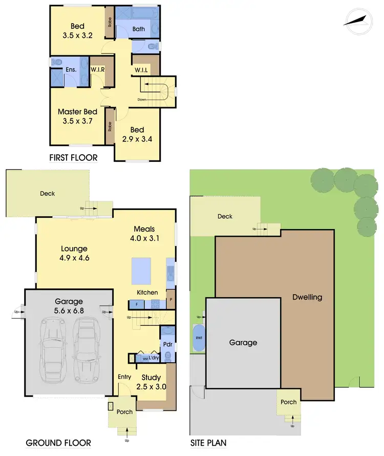 Floorplan of Homely townhouse listing, 9/13-17 Moore Road, Vermont VIC 3133
