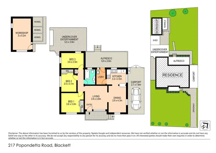 Floorplan of Homely house listing, 217 Popondetta Road, Blackett NSW 2770