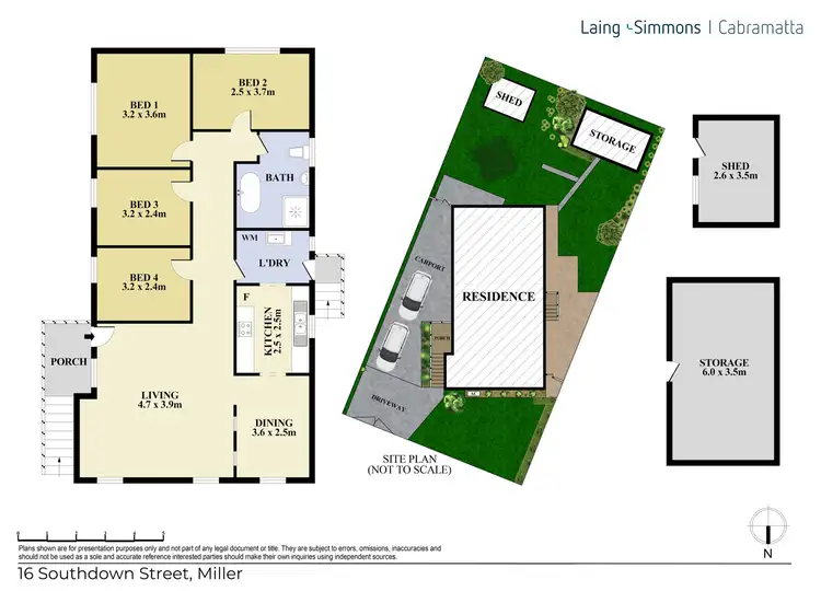 Floorplan of Homely house listing, 16 Southdown Street, Miller NSW 2168