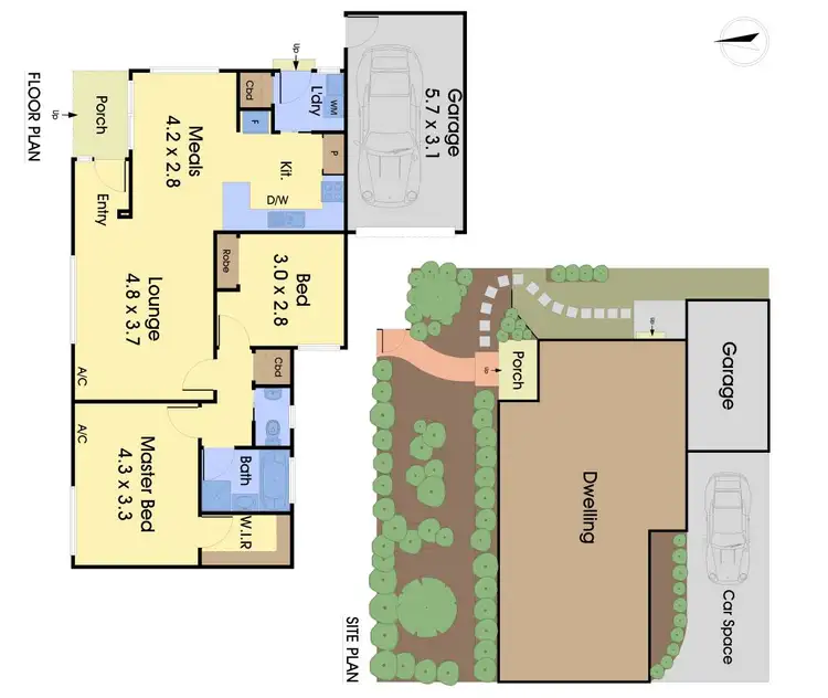 Floorplan of Homely unit listing, 1/60 Carween Avenue, Mitcham VIC 3132