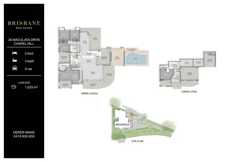 Floorplan of Homely house listing, 26 Maculata Drive, Chapel Hill QLD 4069
