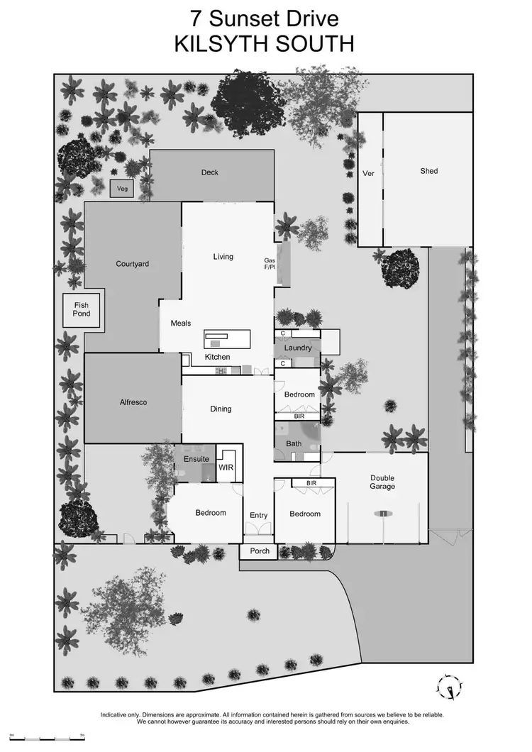 Floorplan of Homely house listing, 7 Sunset Drive, Kilsyth South VIC 3137