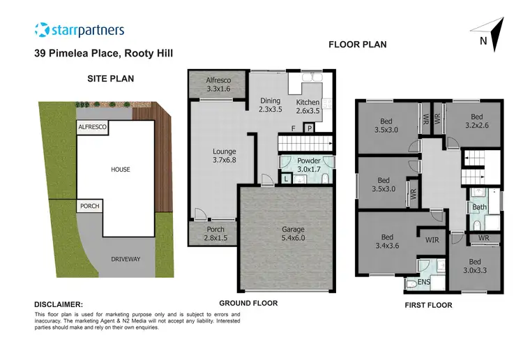 Floorplan of Homely house listing, 39 Pimelea Place, Rooty Hill NSW 2766